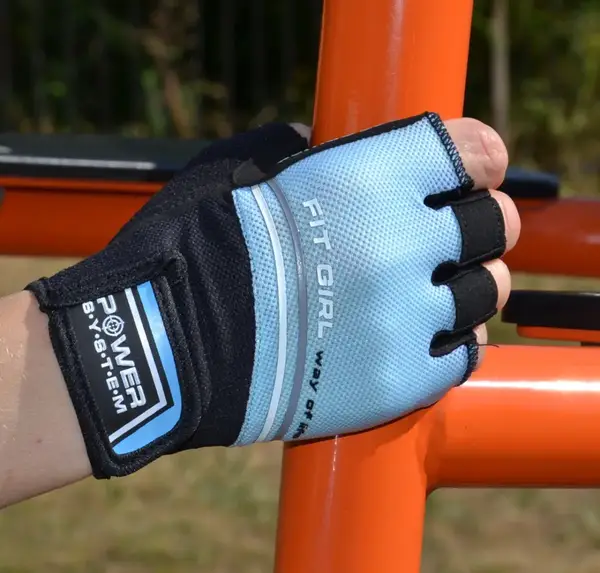 Перчатки для фитнеса Power System PS-2920 Fit Girl Evo Blue M купить недорого в Украине, фото 8