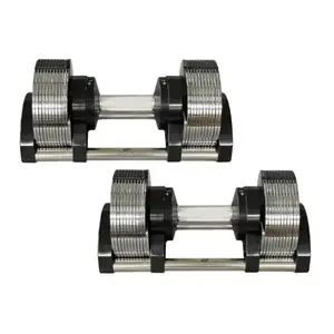 Гантелі набірні 3-24 кг Generation Fitness GF3-24kg (хром) - пара купити