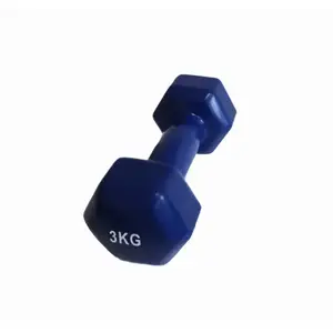 Гантель для фитнеса с виниловым покрытием Generation Fitness FF51D3A-3kg (синий) купить