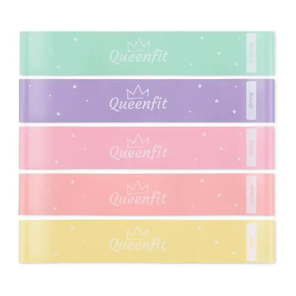 Набор резинок для фитнеса Queenfit 0,5-30 кг купить недорого в Украине, фото 2