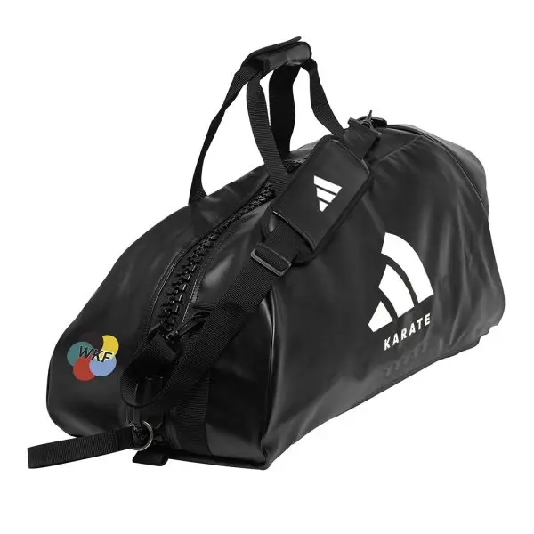 Сумка рюкзак Adidas Karate с лицензией WKF | черно/белая | ADIACC051WKF 50л купить недорого в Украине, фото 2