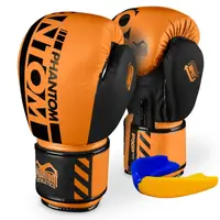 Боксерские перчатки Phantom APEX Neon Orange 14 унций (капа в подарок) купить
