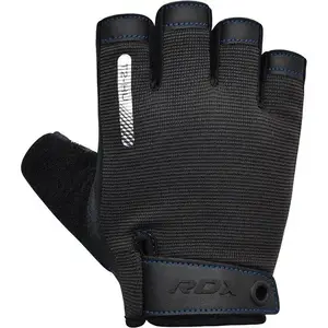 Перчатки для фитнеса RDX T2 Half Blue M купить