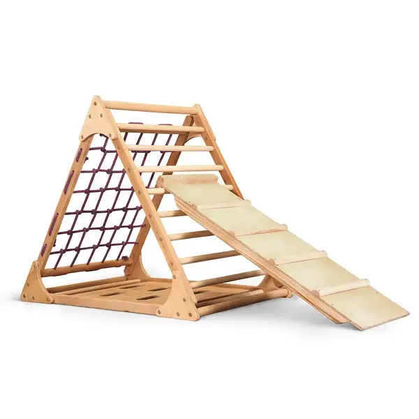 Трикутник піклера з сіткою та скелелазкою лак 80 см із гіркою 100 см купити недорого в Україні, фото 4