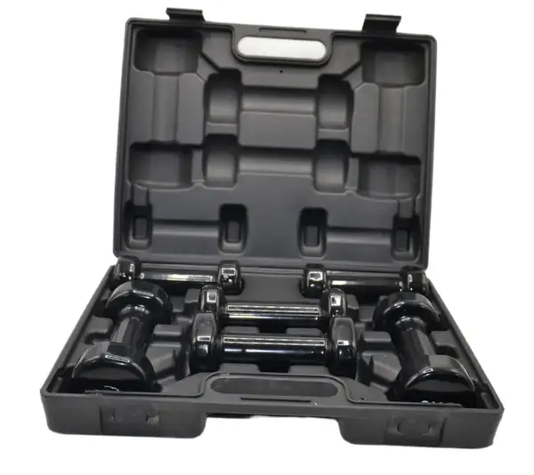 Набір гантелей в кейсі 9 кг. PowerPlay 4121 Fitness Dumbells (2шт.*1кг. 2шт.*1,5кг. 2шт.*2кг.) купити недорого в Україні, фото 4