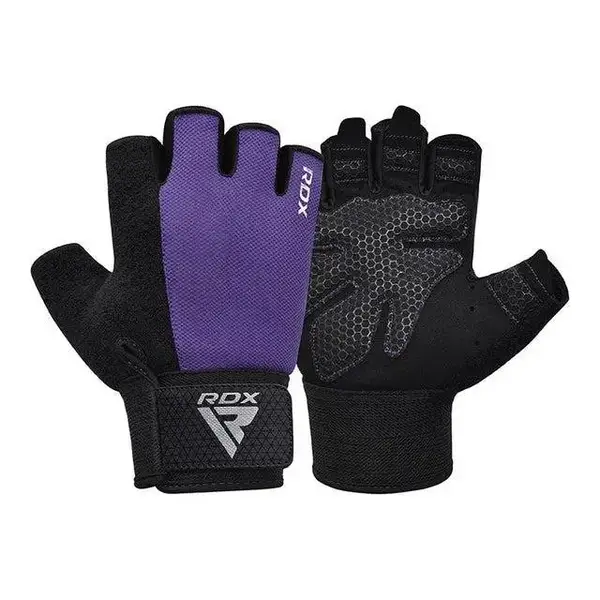 Перчатки для фитнеса RDX W1 HALF PURPLE PLUS-M купить недорого в Украине, фото 4