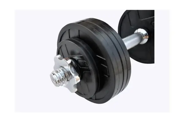 Скамейка Black Rock + Стойки Black Rock + Штанга резиновая RN-Sport 105 кг с олимпийским грифом купить недорого в Украине, фото 10