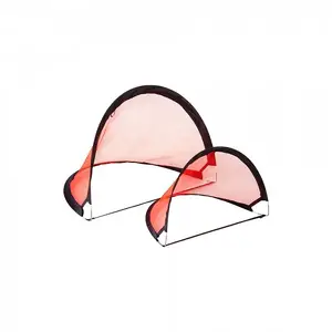 Ворота футбольні Pure2Improve POP-UP 120 x 86 см, чорно-червоні купити