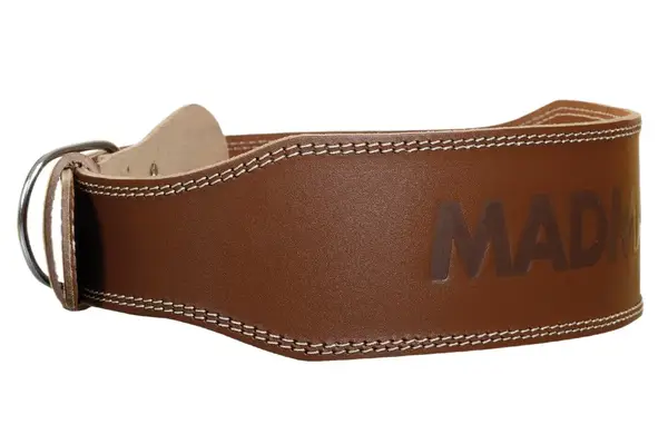 Пояс для тяжелой атлетики MadMax MFB-246 Full leather кожаный Chocolate brown XL купить