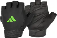 Перчатки для тренинга Adidas Essential Adjustable Gloves черный, зеленый Уни S купить