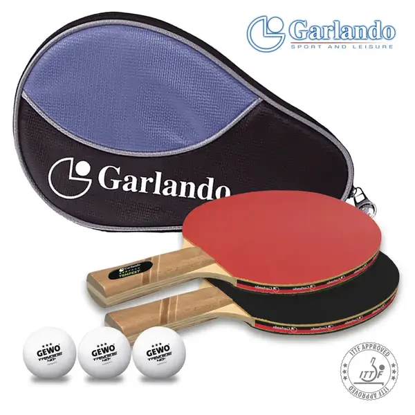 Набір для настільного тенісу Garlando Tempest 2 Bats 3 Balls (2C4-115-1) купити