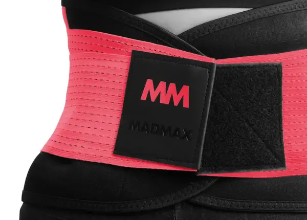 Пояс компрессионный MadMax MFA-277 Slimming belt Black/rubine red S купить недорого в Украине, фото 2