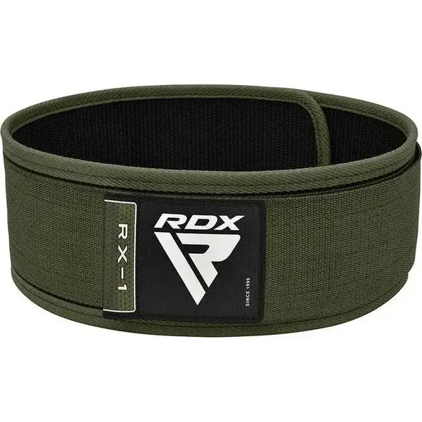 Пояс для важкої атлетики RDX RX1 Weight Lifting Belt Army Green L купити