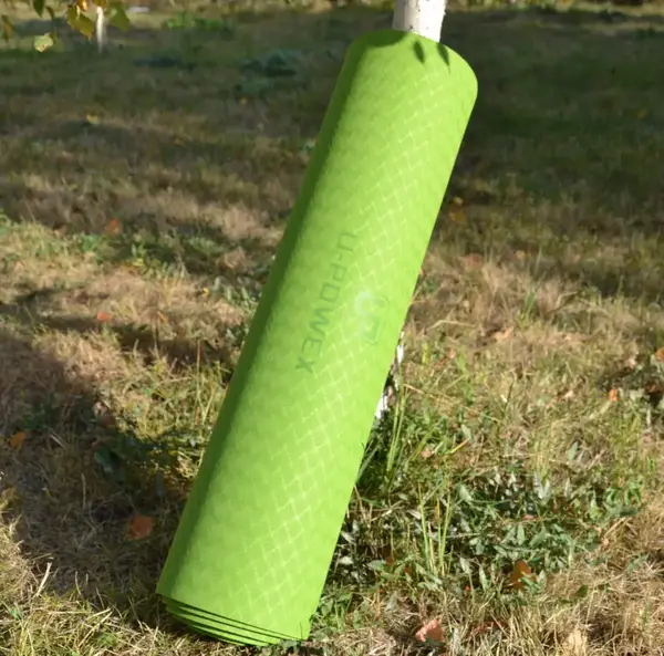 Коврик для йоги и фитнеса U-POWEX TPE Yoga mat Green/Black (183х61х0.6) купить недорого в Украине, фото 8