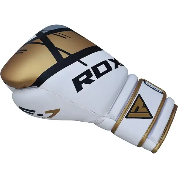 Боксерські рукавички RDX Rex Leather Gold 12 ун. купити недорого в Україні, фото 3