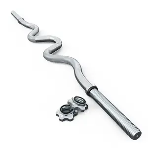 Гриф для штанги W-подібний 120 см + затискачі K-Sport купити