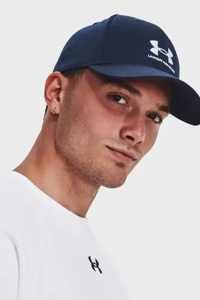 Кепка UA Men's Sportstyle Lockup Adj синій Чол OSFM купити недорого в Україні, фото 3