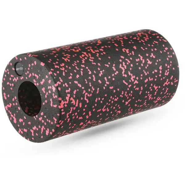 Массажный ролик Gymtek для йоги и фитнеса EPP 30*15см черно-красный купить