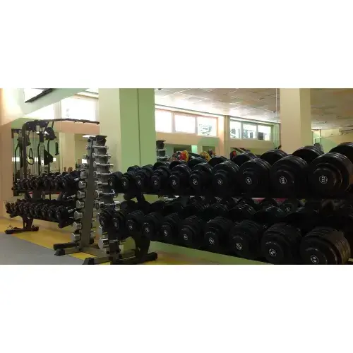 Хромований гантельний ряд Generation Fitness D-04 1-10 кг (10 пар) 110 кг купити недорого в Україні, фото 2
