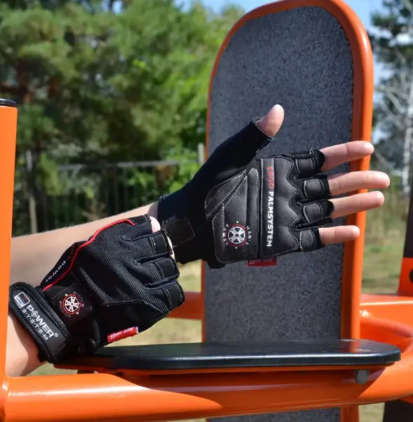 Рукавички для фітнесу Power System PS-2580 Man’s Power Black XXL купити недорого в Україні, фото 6