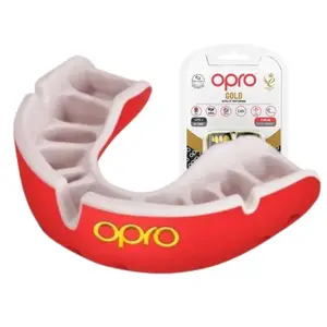 Капа OPRO Gold доросла (вік 11+) Red/Pearl (art.102504004) купити