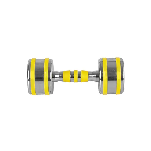 Гантель хромированная inSPORTline Yellsteel 8 кг купить недорого в Украине, фото 2