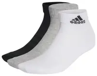 Носки Adidas C SPW ANK 3P белый, черный, серый Уни XL (46-48) купить