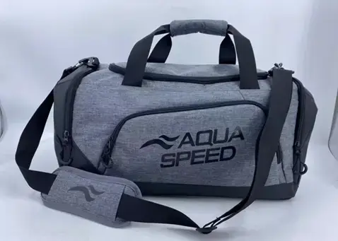 Сумка Aqua Speed Duffel bag L 60151 43L сірий, чорний Уні 55x26x30см купити
