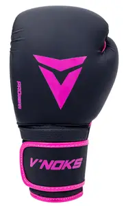 Боксерские перчатки V`Noks Ultima Black Fuxia 10 ун. купить