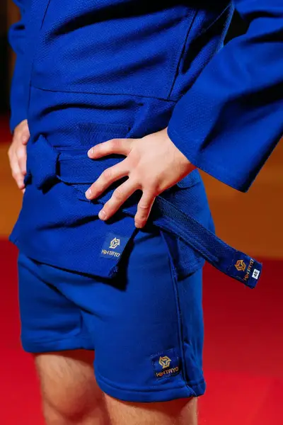 Форма для самбо (самбовка) синяя TM "Kintayo", 175 рост, плотность 550 гр/м.кв. купить недорого в Украине, фото 5