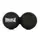Массажный двойной мяч силиконовый PowerPlay PP-4355 Silicone Lacrosse Peanut Ball (6.3*12.6см.) Черный
