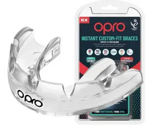 Капа OPRO Instant Single Colour Braces доросла (вік 11+) Clear (art.102522007) купити