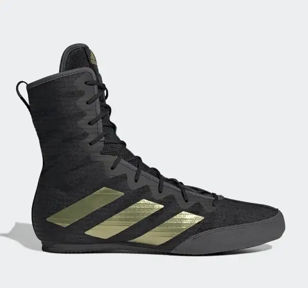 Взуття для боксу (боксерки) ADIDAS Box Hog 4 GZ6116 | Чорний/Золотий | 43 | Стопа 28.5 см купити