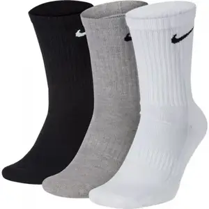 Шкарпетки Nike U NK EVERYDAY LTWT CREW 3PR чорний, білий, сірий Уні 46-50 купити