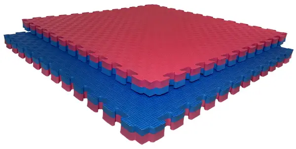 Татамі мат EVA 25 мм 1х1м (червоно-синій) купити недорого в Україні, фото 2
