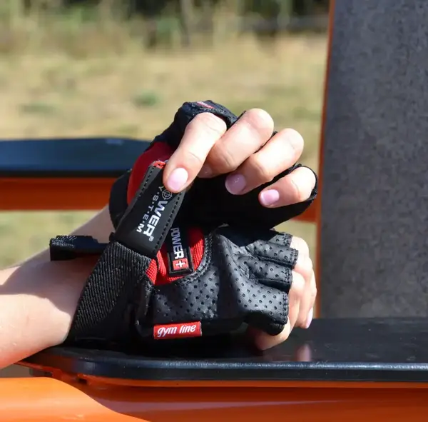 Перчатки для фитнеса Power System PS-2500 Power Plus Black/Red L купить недорого в Украине, фото 10