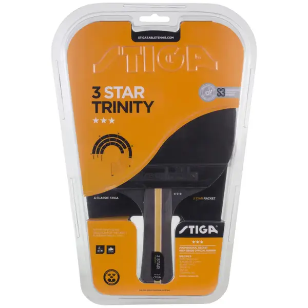 Ракетка для настільного тенісу Stiga Trinity 3 Star FL (1213-3616-01) купити недорого в Україні, фото 4