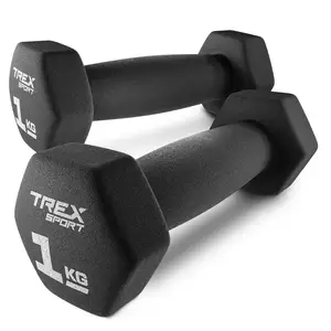 Гантелі для фітнесу неопренові TREX Sport TX-010VD 2x1 кг купити