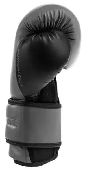 Боксерські рукавиці Everlast POWERLOCK 2R TRAINING GLOVE сірий, чорний Уні 16 унцій купити недорого в Україні, фото 4