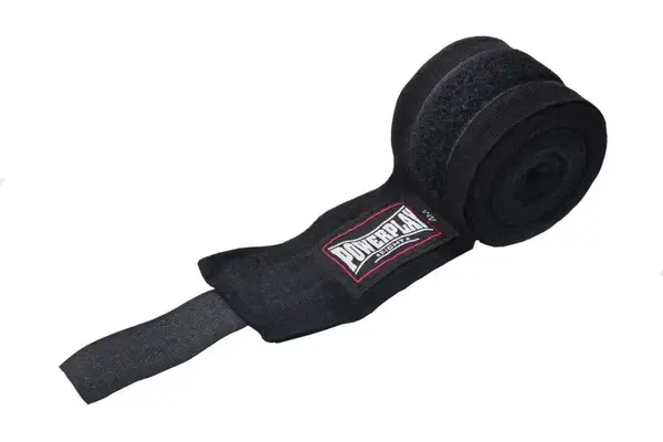 Бинти для боксу PowerPlay 3046 Чорні NYLON (4,5 м) купити недорого в Україні, фото 4