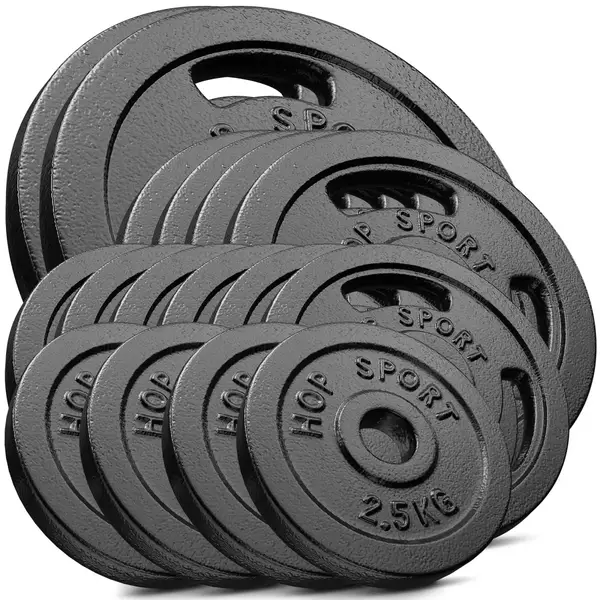 Набор Hop-Sport Strong 106 кг со скамьей HS-1035 и стойками 1005L купить недорого в Украине, фото 9