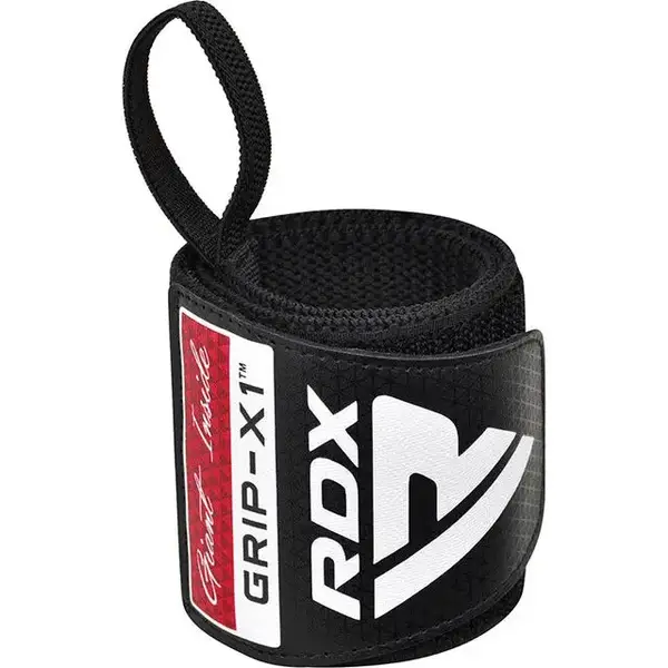 Бинти для зап'ясть (кистьові бинти) RDX GYM WRIST WRAP R11 BLACK/WHITE купити недорого в Україні, фото 4