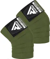 Бинты на колени RDX K1 GYM Knee Wraps Army Green купить