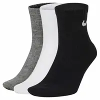 Носки Nike U NK EVERYDAY LTWT ANKLE 3PR черный, белый, серый Уни 34-38 купить