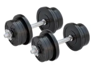 Гантели наборные обрезиненные по 13 кг Rn-Sport (2 шт) купить