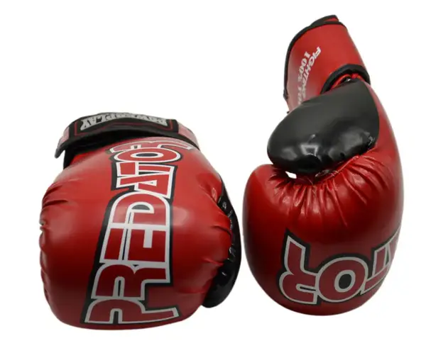 Боксерські рукавиці PowerPlay 3017 Predator Червоні карбон 16 унцій купити недорого в Україні, фото 10