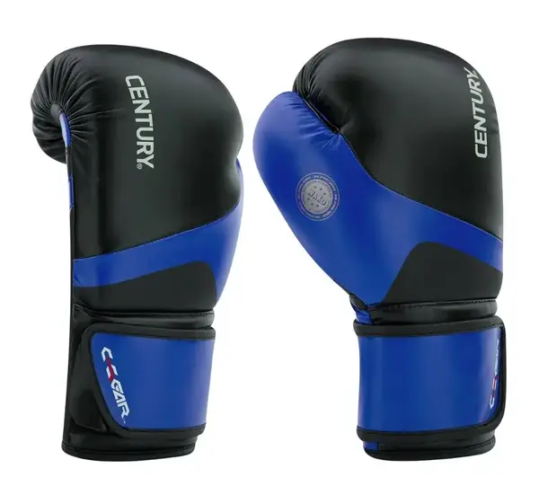 Перчатки для кикбоксинга CENTURY C-GEAR с лицензией WAKO 10 черно-синий | CENTURY 115540-016 купить недорого в Украине, фото 6