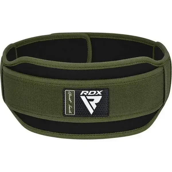 Пояс для важкої атлетики RDX RX5 Double Belt неопреновий Army Green M купити недорого в Україні, фото 3