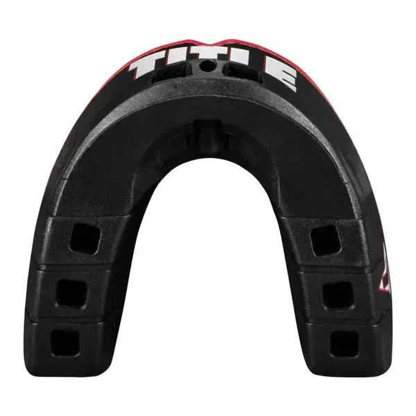 Капа TITLE Boxing Air Force Duo-Defense 2.0 дитяча (вік до 10) Black/Red купити недорого в Україні, фото 3