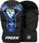 Рукавички ММА RDX GRAPPLING GLOVES SHOOTER AURA F17 чорний, синій M